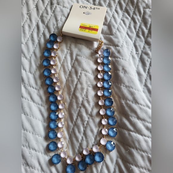 Blue and Gold Necklace - Picture 1 of 3
